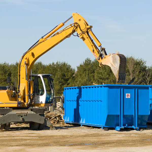 what happens if the residential dumpster is damaged or stolen during rental in Olio Illinois